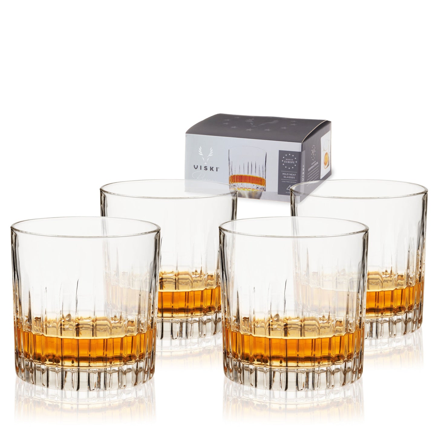 Reserve Milo Crystal Neat Glasses Viski®