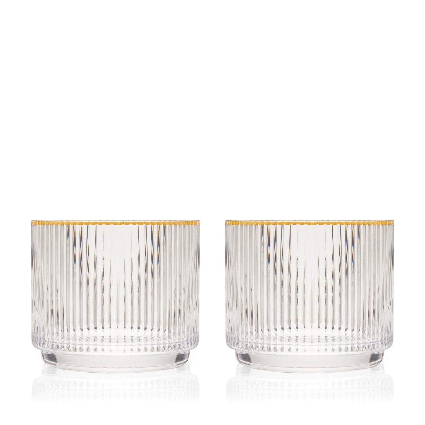 Meridian Crystal Lowball Tumblers
